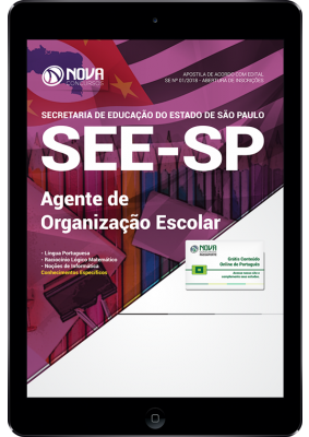 Apostila SEE SP Agente de Organização Escolar (PDF)